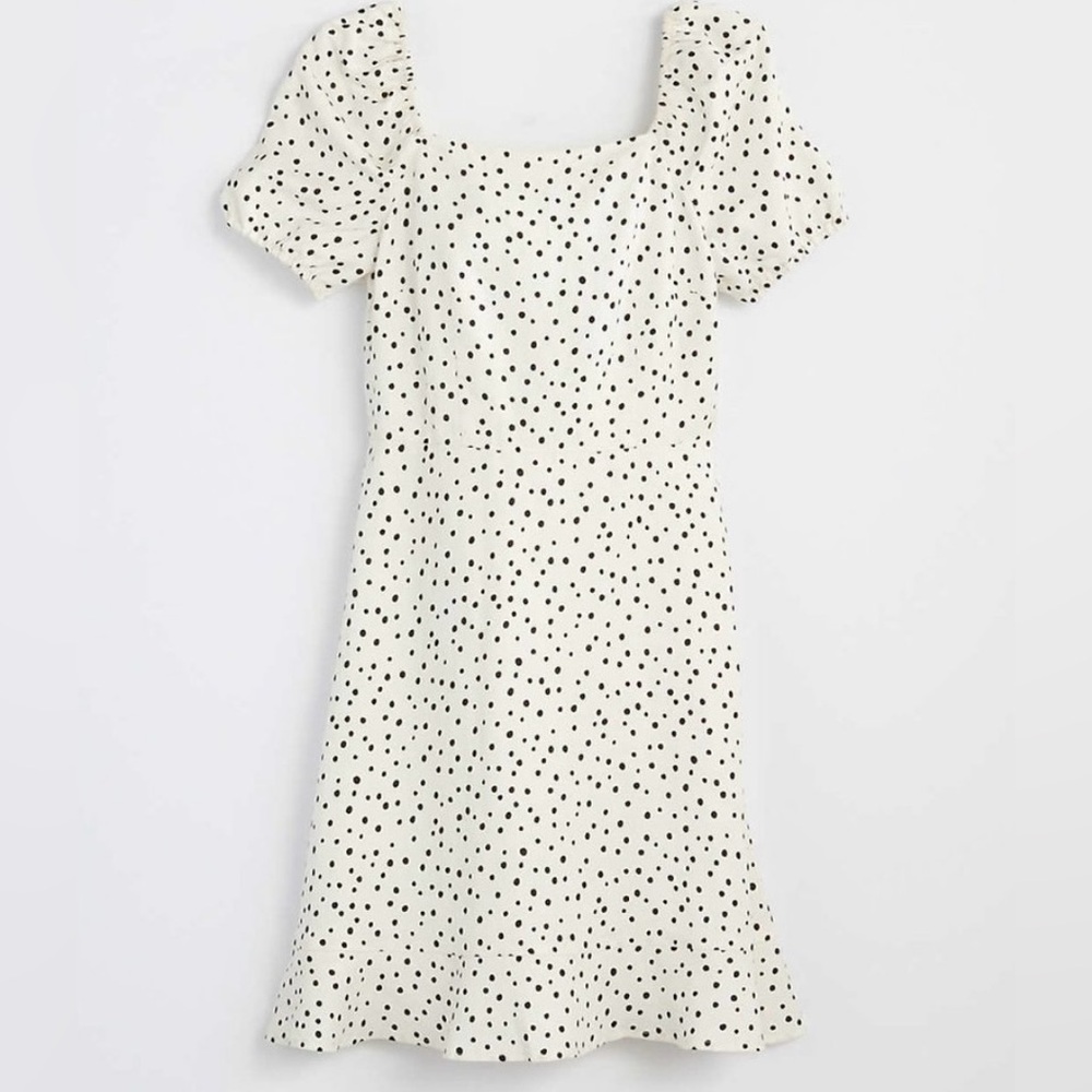 Polka dot ann taylor loft dress
